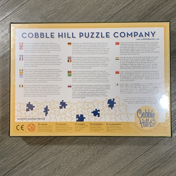 Cobble Hill Common Quilt Block Patterns Jigsaw Puzzle 1000 pcs w/ Poster BNIB - Picture 3 of 10